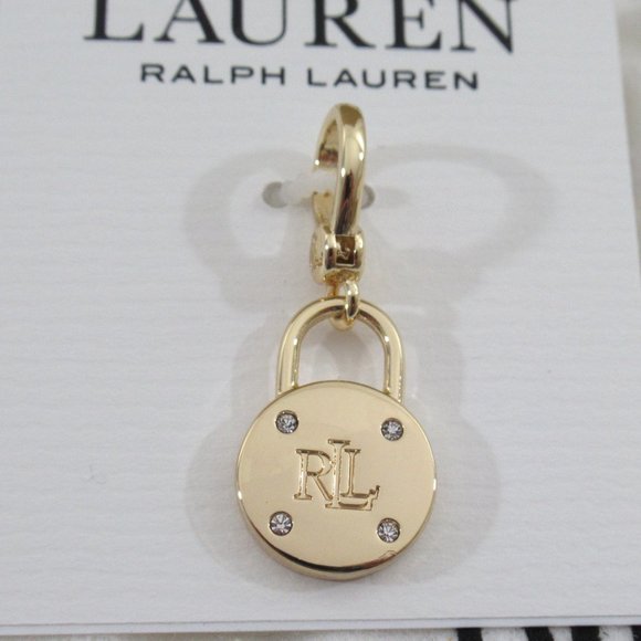 Lauren Ralph Lauren Padlock Charm Gold - Picture 3 of 6